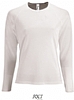 Camiseta Tecnica Manga Larga Mujer Sporty Sols - Color Blanco